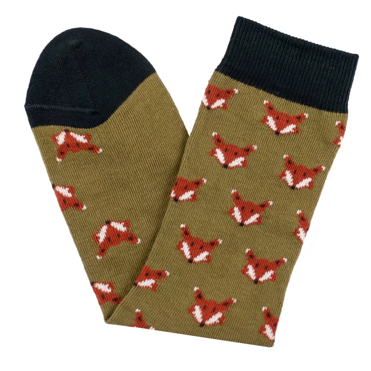 Men Natural World Fox Socks